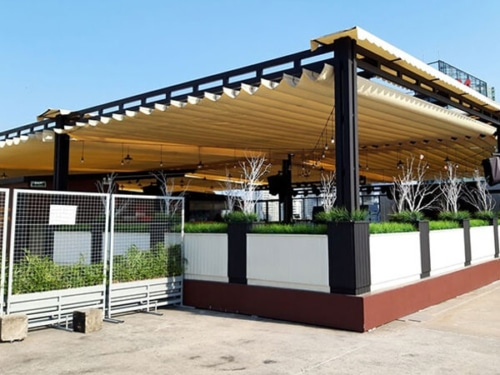 Thiết kế mái hiên đẹp theo yêu cầu khách hàng