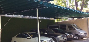 Dịch vụ lắp mái xếp, mái xếp lượn sóng, mái xếp cao cấp cho nhà xe nhà phố