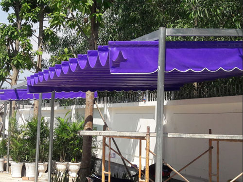 Giá Làm Mái Xếp Lượn Sóng Trọn Gói Chuẩn Nhất TP.HCM 1 mai che