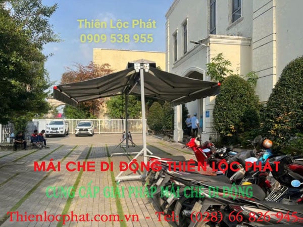 quy trình thi công & báo giá mái hiên di động chữ A