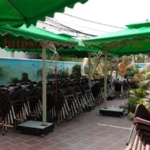 Top 10 mẫu dù lệch tâm vuông 2m bền bỉ, thách thức mọi giông tố. 5 du lech tam vuong 2m10