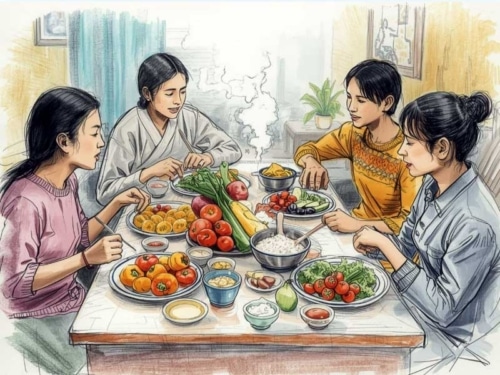 Chấn Động: 10 Mẫu Viết Đoạn Văn Về Mái Ấm Gia Đình Hay Nhất Mọi Thời Đại – Xem Ngay Trong 60 Giây! 2 Cảnh mái ấm gia đình trong bữa cơm thân mật